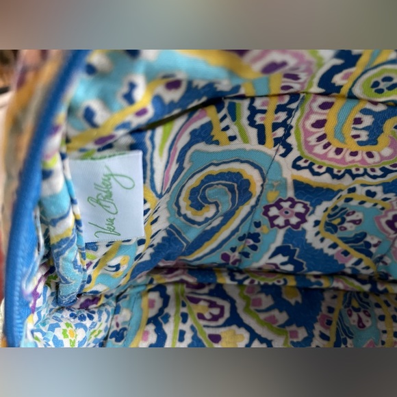 Vera Bradley Small BowlerStyle Satchel in Capri Blue - Picture 7 of 8